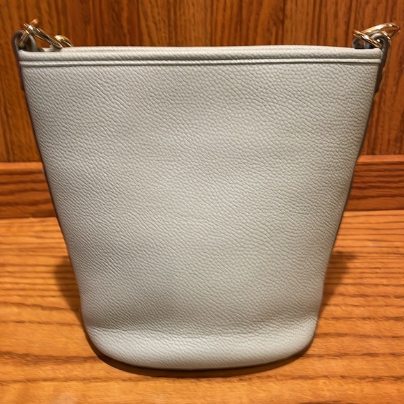 Nanette Lepore Pastel Blue Bucket Bag Gold Chain - Picture 4 of 10